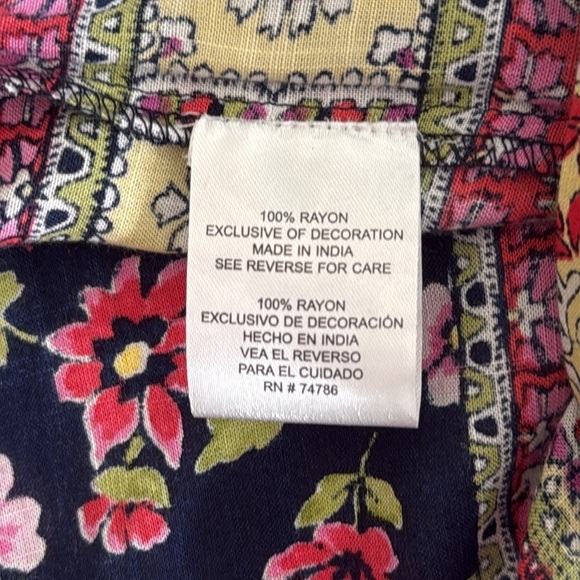 Bila Flora Boho Tunic Top - Picture 12 of 13